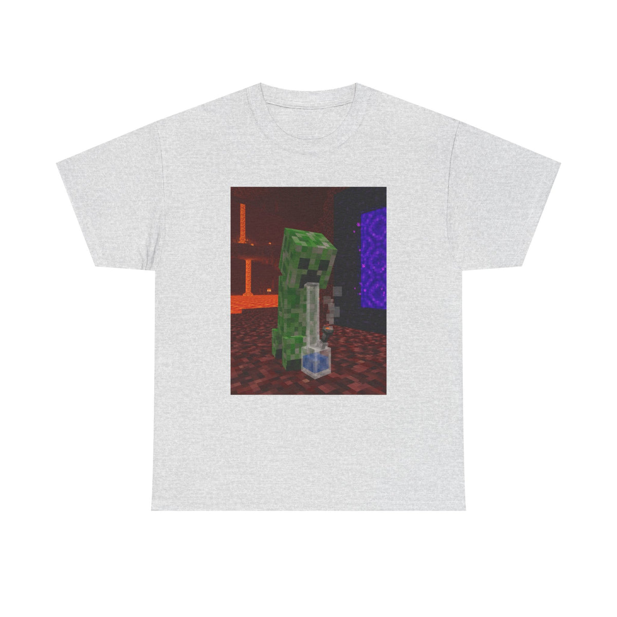 Creeper Hits The Bong In The Nether