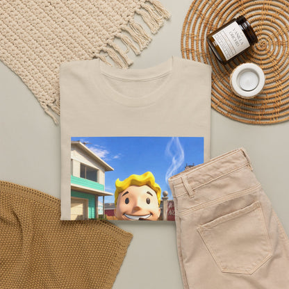 Vault Boy Smoking Blunt In Nuketown