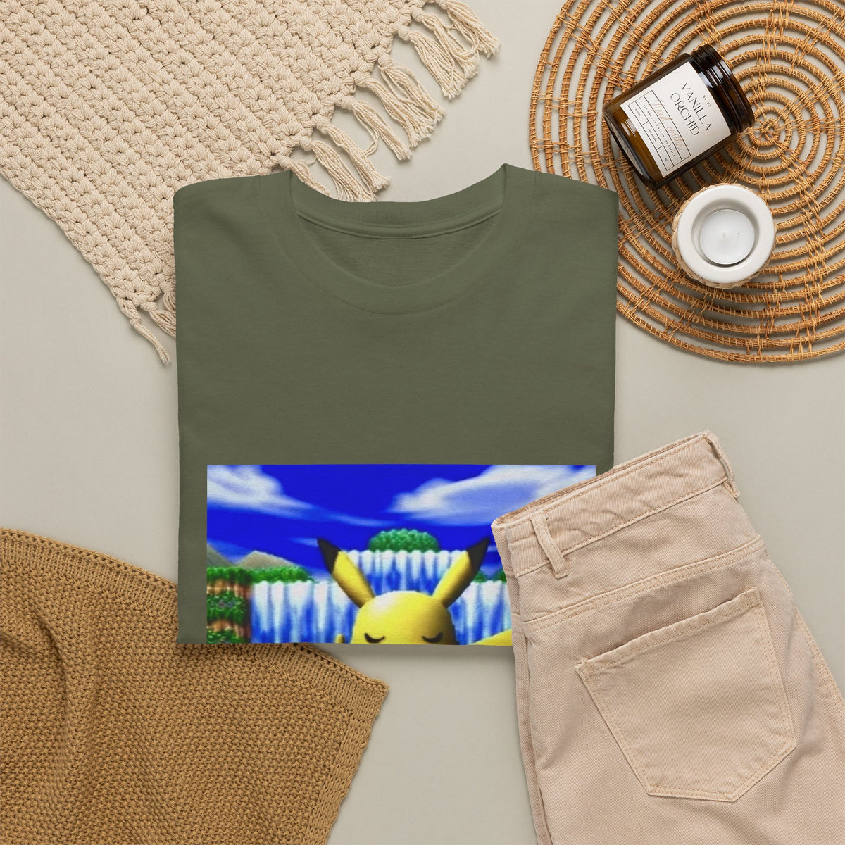 Zen Pikachu Giving The Finger Tee