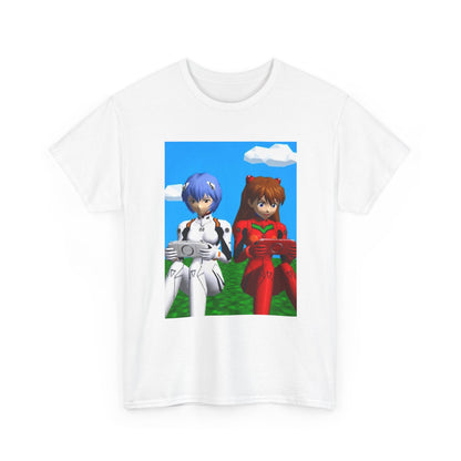 Rei And Asuka Gaming On PSPs Tee