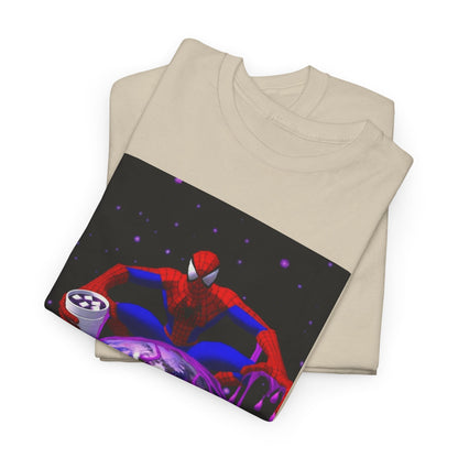 Spider-Man Pouring Lean On Earth
