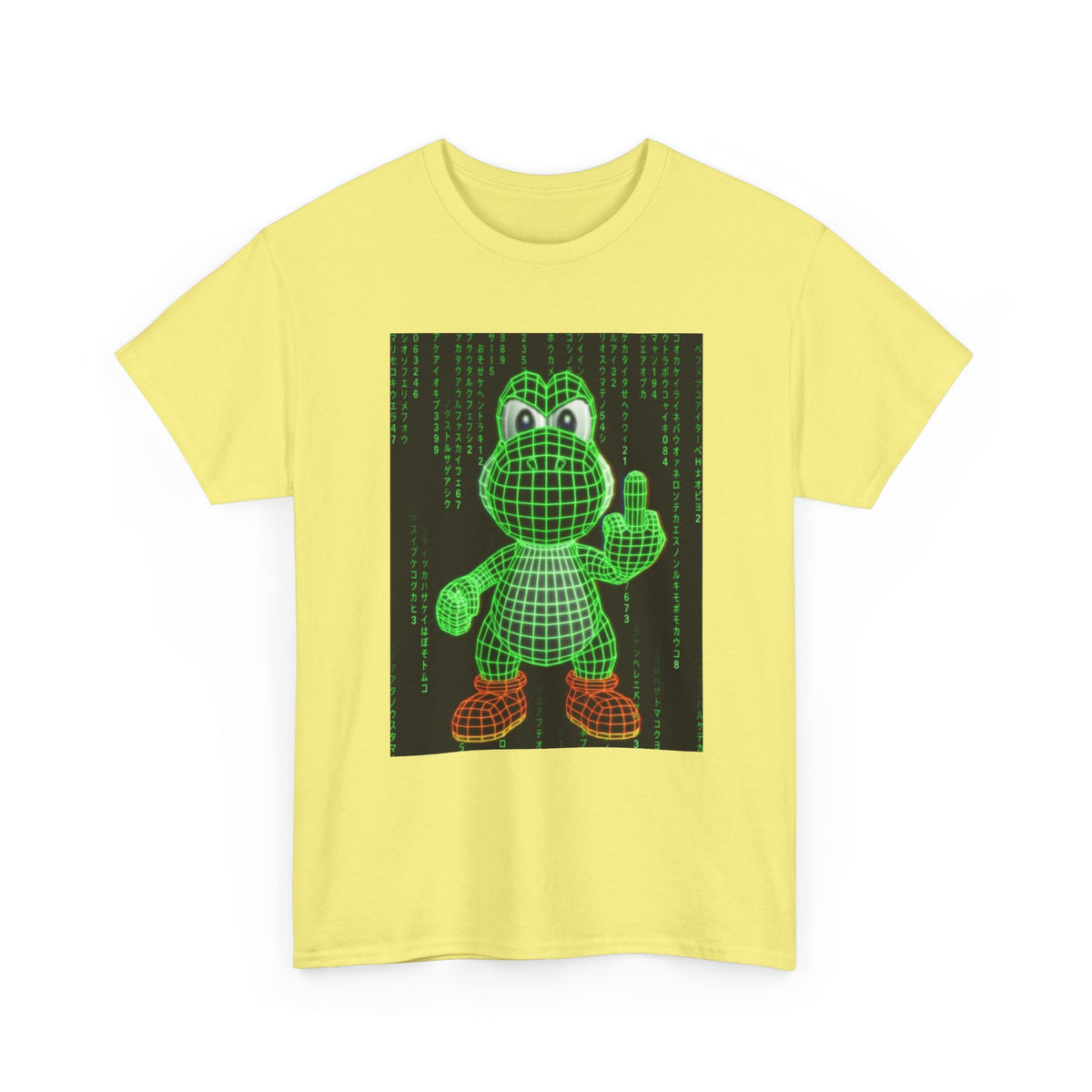 Matrix Yoshi Flipping The Bird Tee
