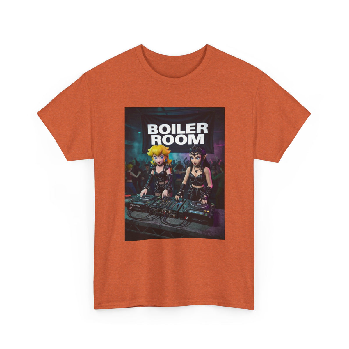 Princess Peach and Dark Peach DJing Tee