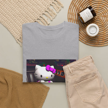 Hello Kitty Pouring Lean In Car Tee