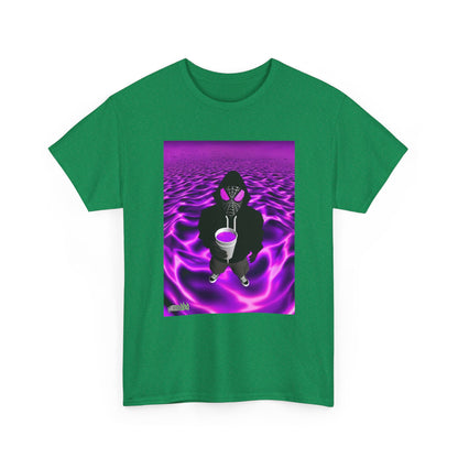 Spider-Hoodie With Purple Swirls Tee