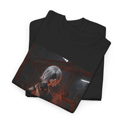2B Pointing in Fiery Industrial Zone Tee