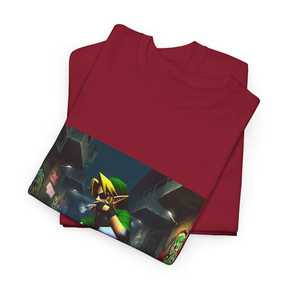 Street Link Smoking On Skateboard Tee