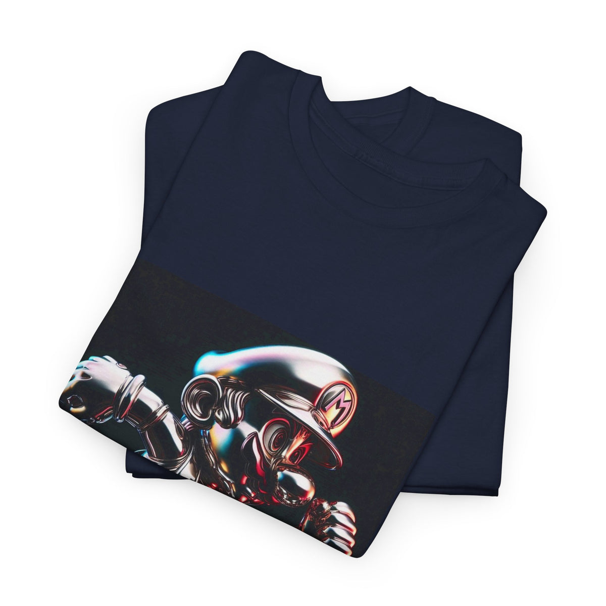 Chrome Plated Mario Running