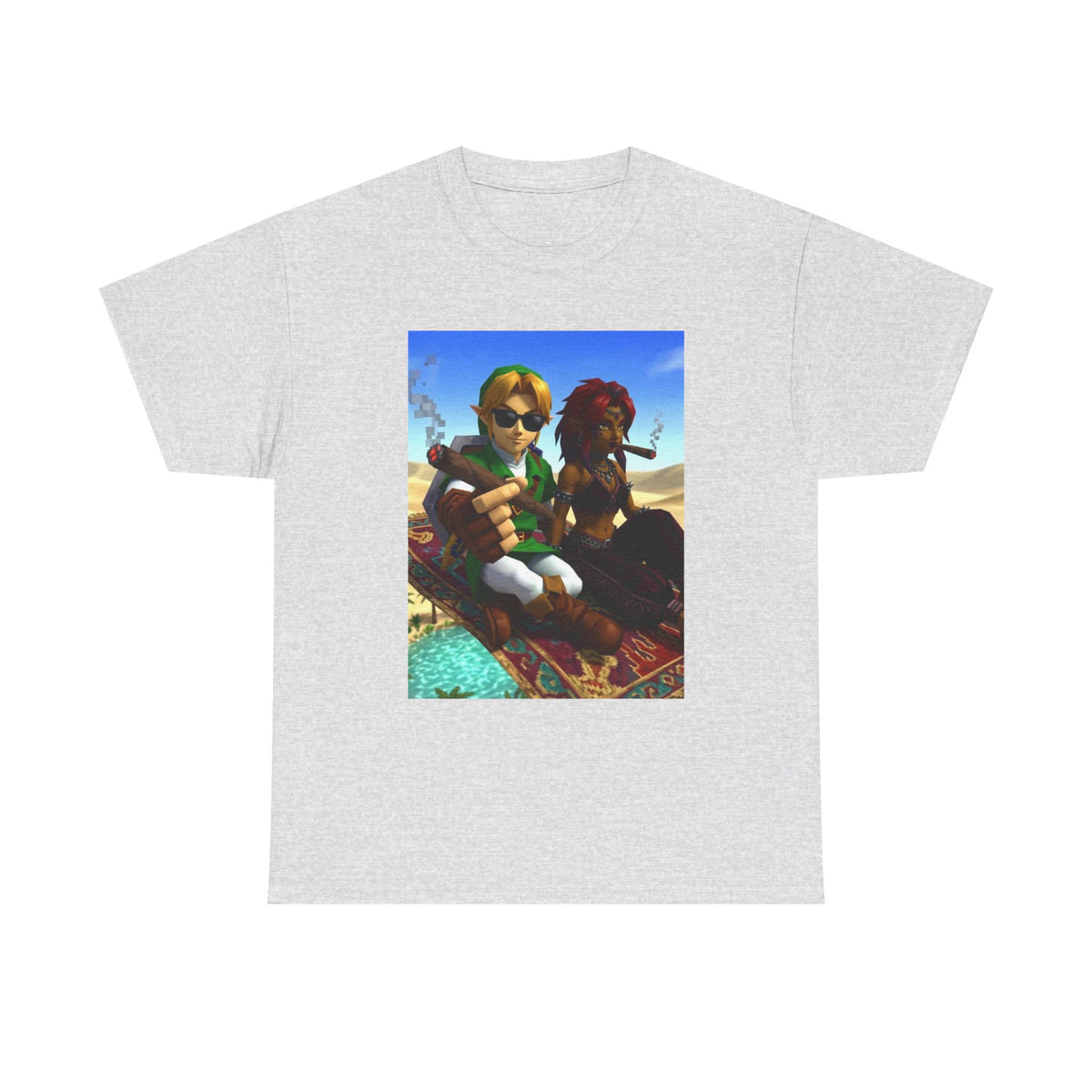 Link and Urbosa Hotbox Magic Carpet Tee