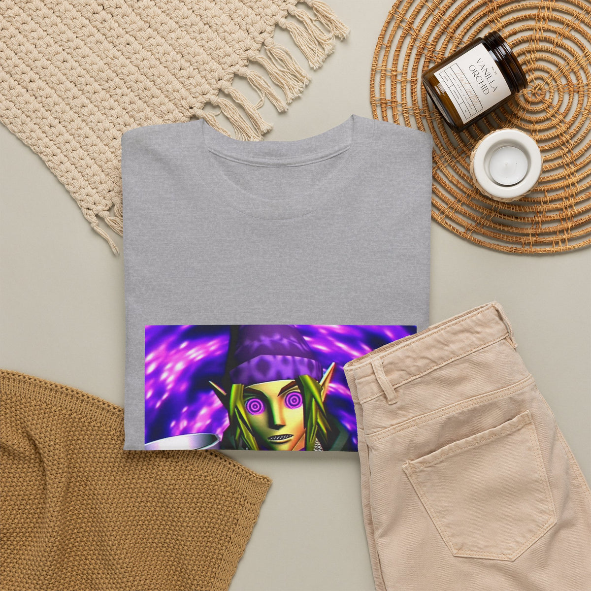 Dripped-Out Elf With Lean Cup