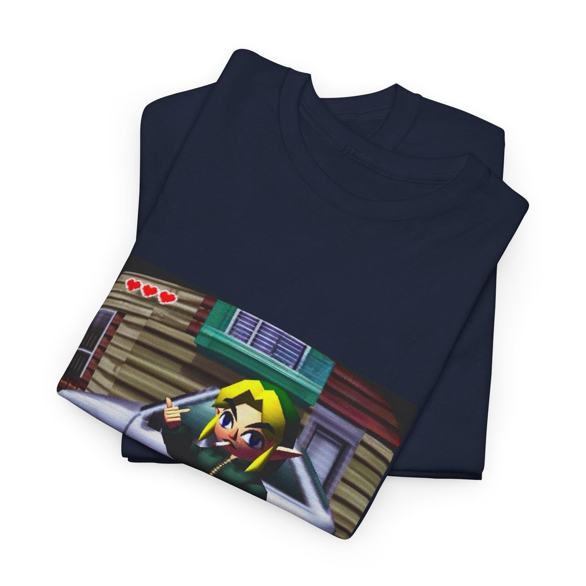 Link Smoking And Flipping The Bird Tee