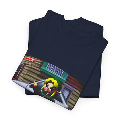 Link Smoking And Flipping The Bird Tee
