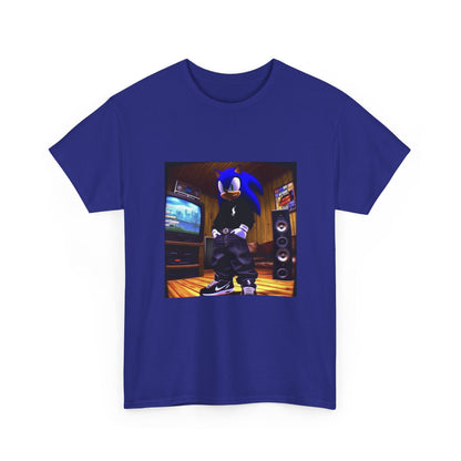 Sonic Drip Posing In A Retro Room