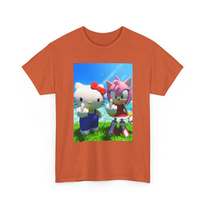 Hello Kitty And Amy Rose Flipping You Off