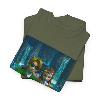 Link And Zelda Sharing A Smoke Tee