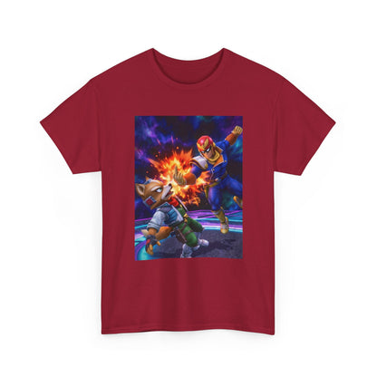 Falcon Punch Fox Flipping The Bird Tee