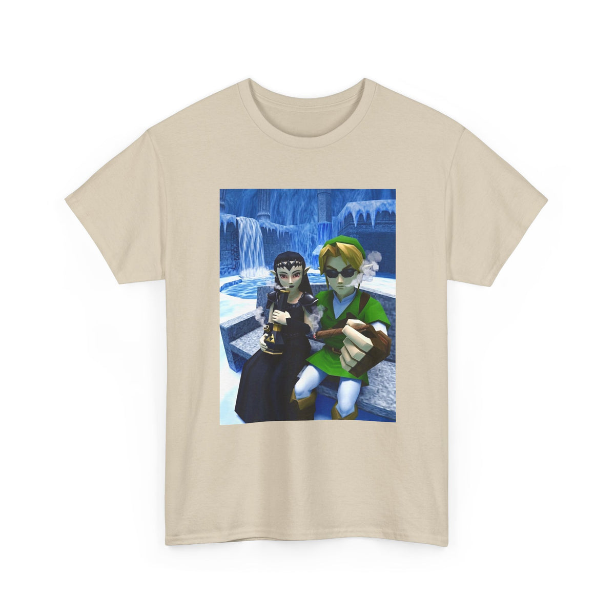 Goth Zora And Link Chilling Icy Plateau