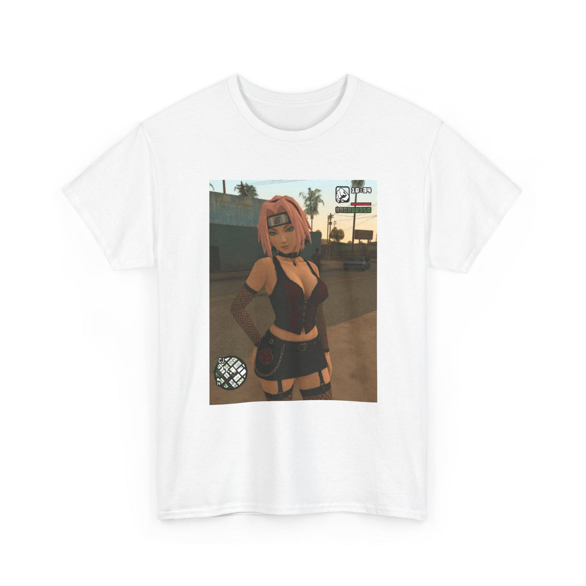 Sakura Haruno In GTA Style Tee