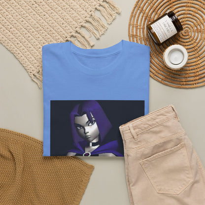 Pixelated Raven Standing Arms Crossed Tee