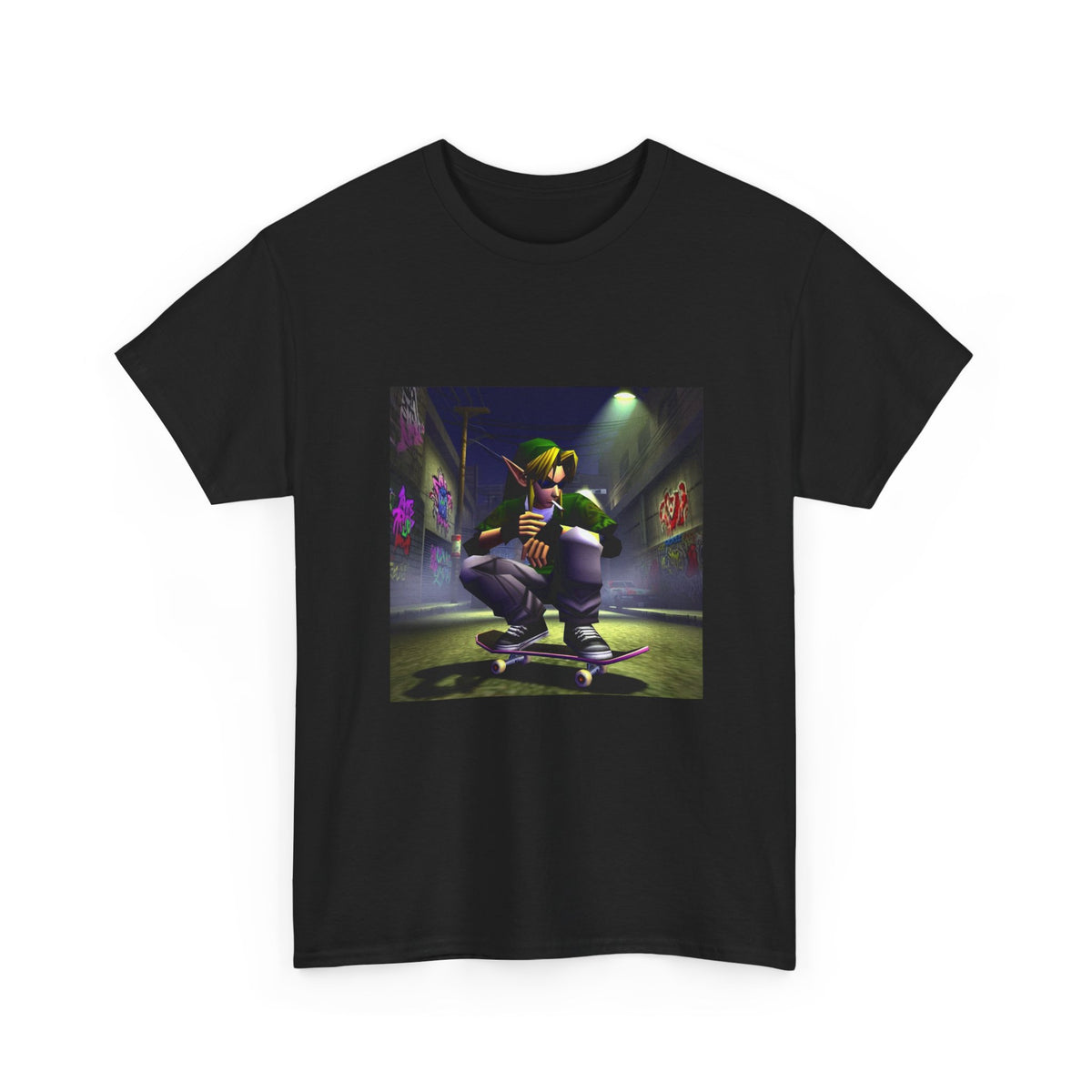 Skater Link Smoking In The Alley Tee (Design 7)