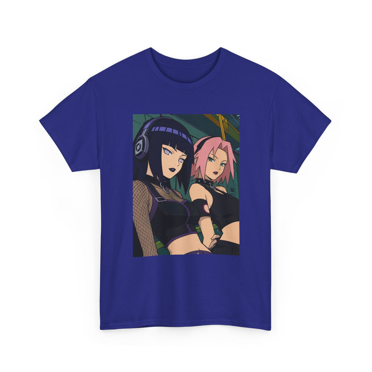 Goth Hinata and Sakura Anime Duo