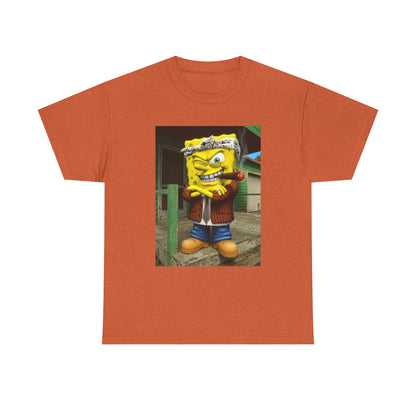 Gangster Sponge Winking and Smoking