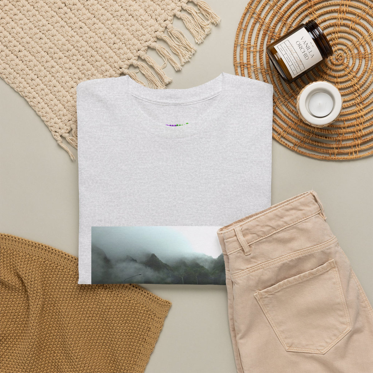 Midnight Ember Echo Graphic Tee