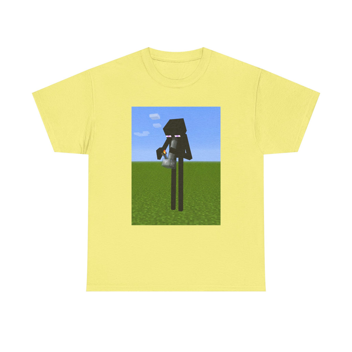 Enderman Lighting Up A Bong Tee