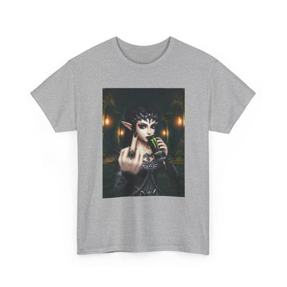 Edgy Elf Queen Flips You Off Tee