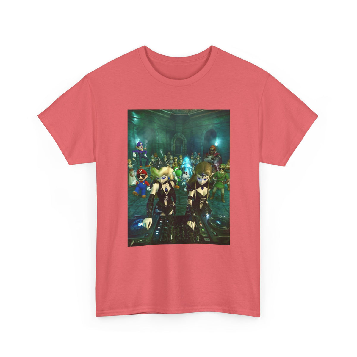 Dark Zelda DJs Gaming Party Tee