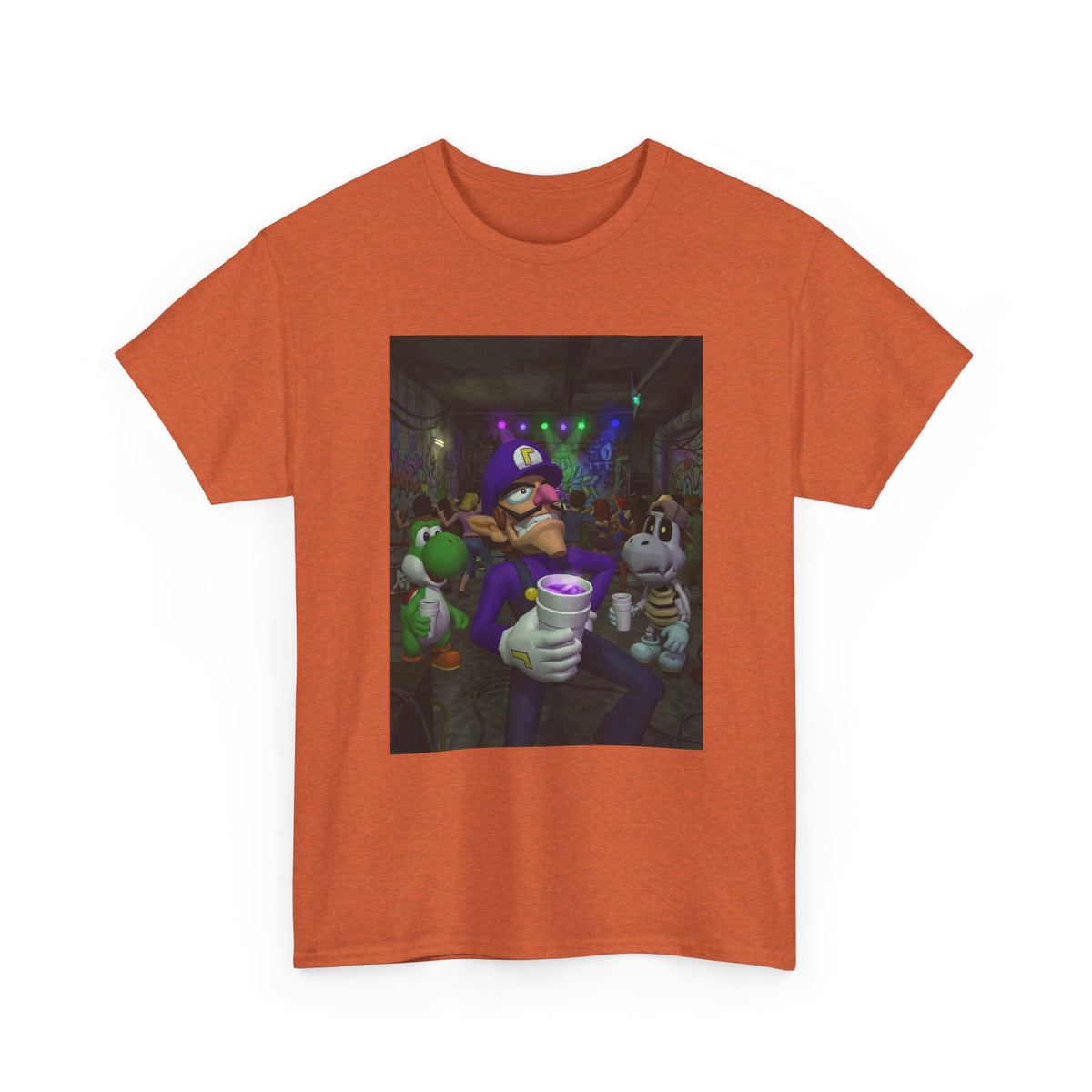 Waluigi, Yoshi, And Dry Bones Clubbin' Tee
