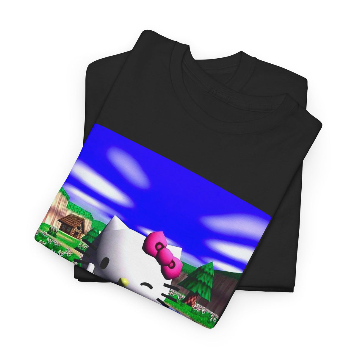 Winking Kitty Flipping The Bird Tee