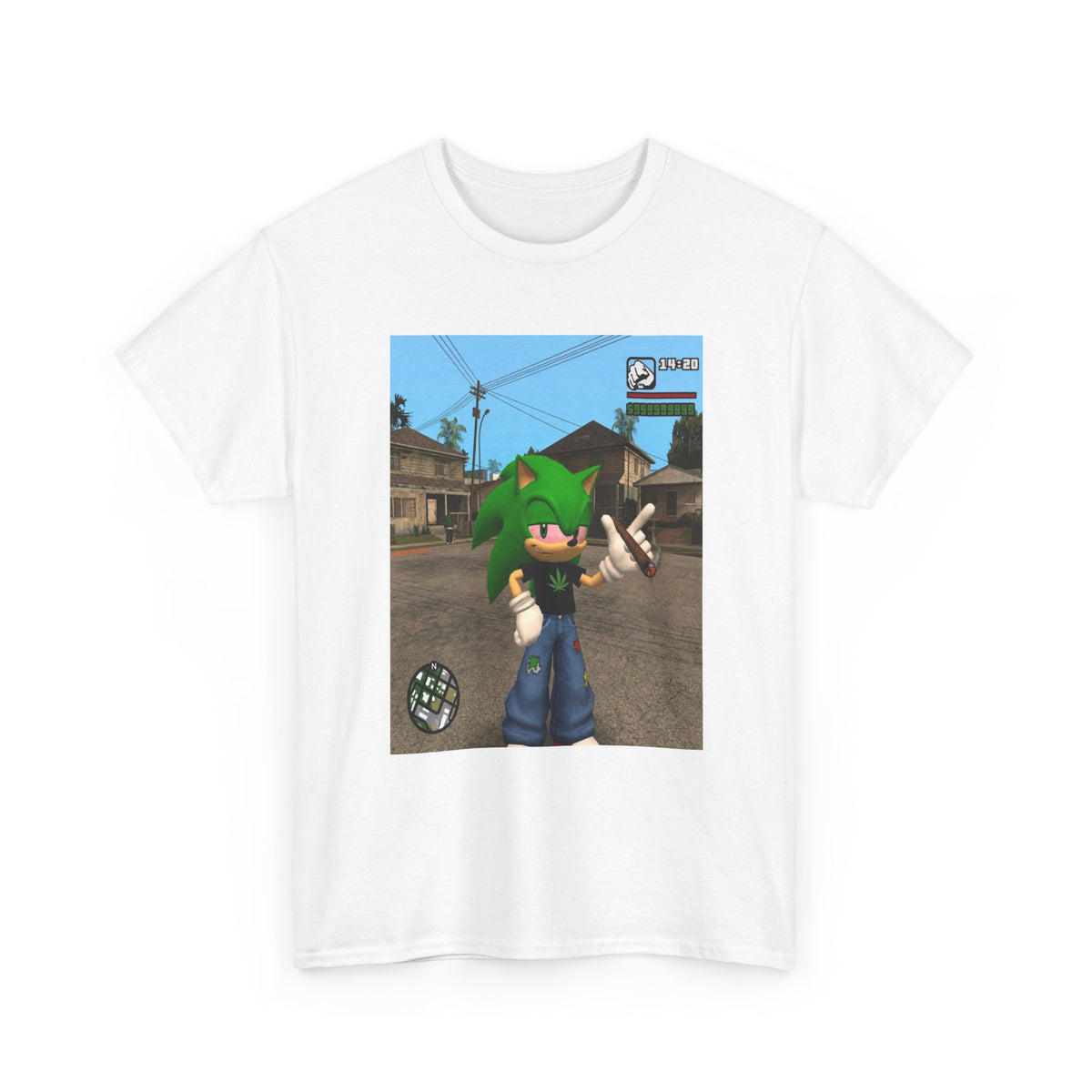 Green Hedgehog Smoking Blunt In San Andreas