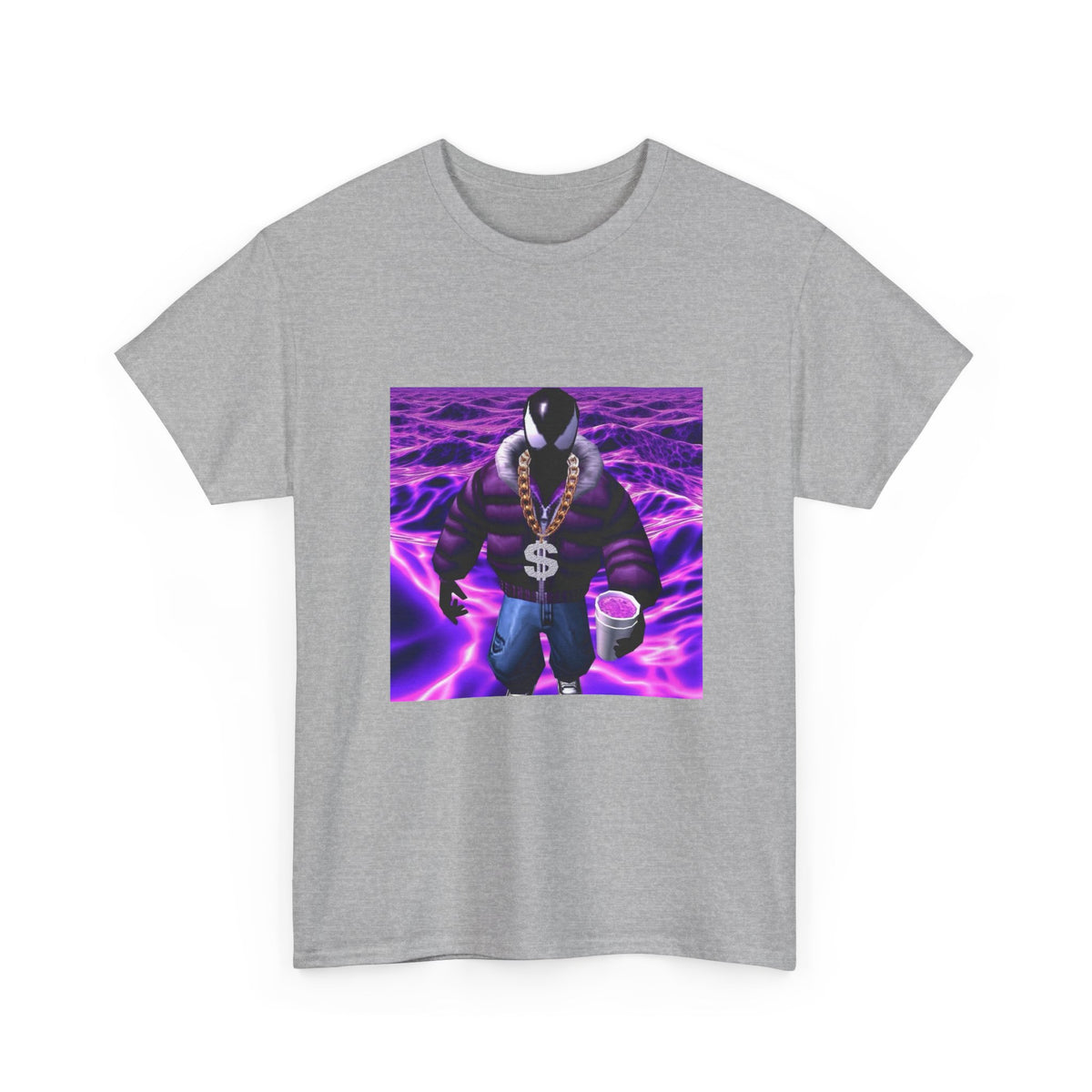 Venom-Like Figure Drippin' In Purple