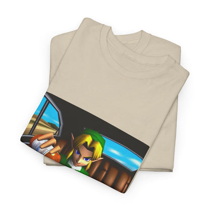 N64 Link Pouring Purple Lean Tee