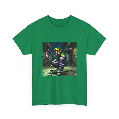 Street Link Smoking On Skateboard Tee