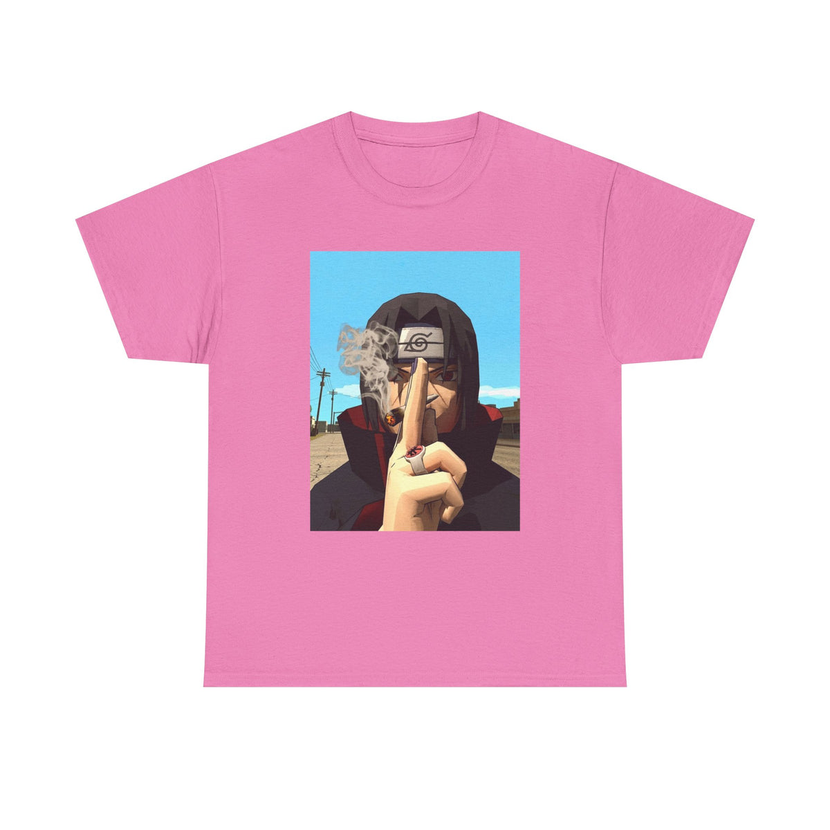 Itachi Uchiha Smoking Cigar Streetwear Tee