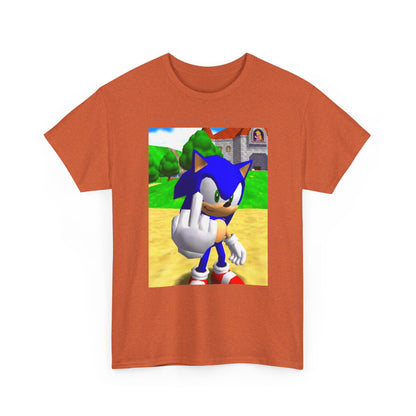 Sonic Flipping The Bird Tee
