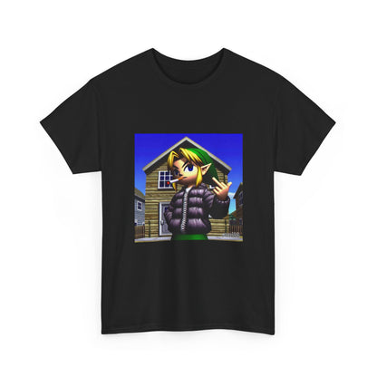 Edgy Hero Smoking And Flipping The Bird Tee