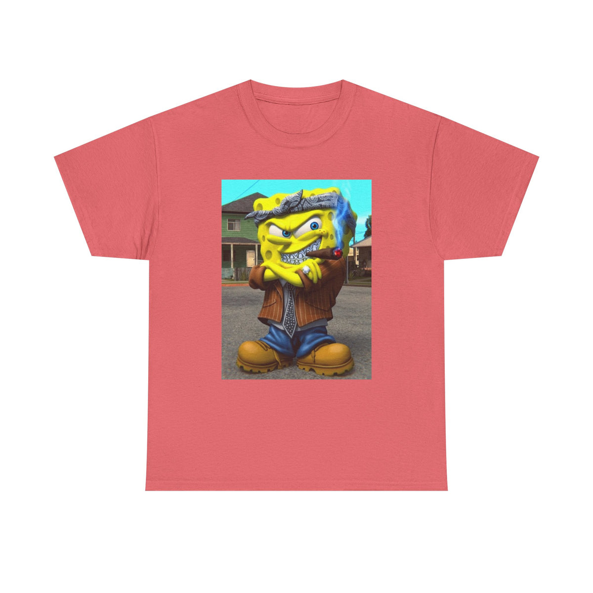 G'd Up SpongeBob Smoking Cigar Tee