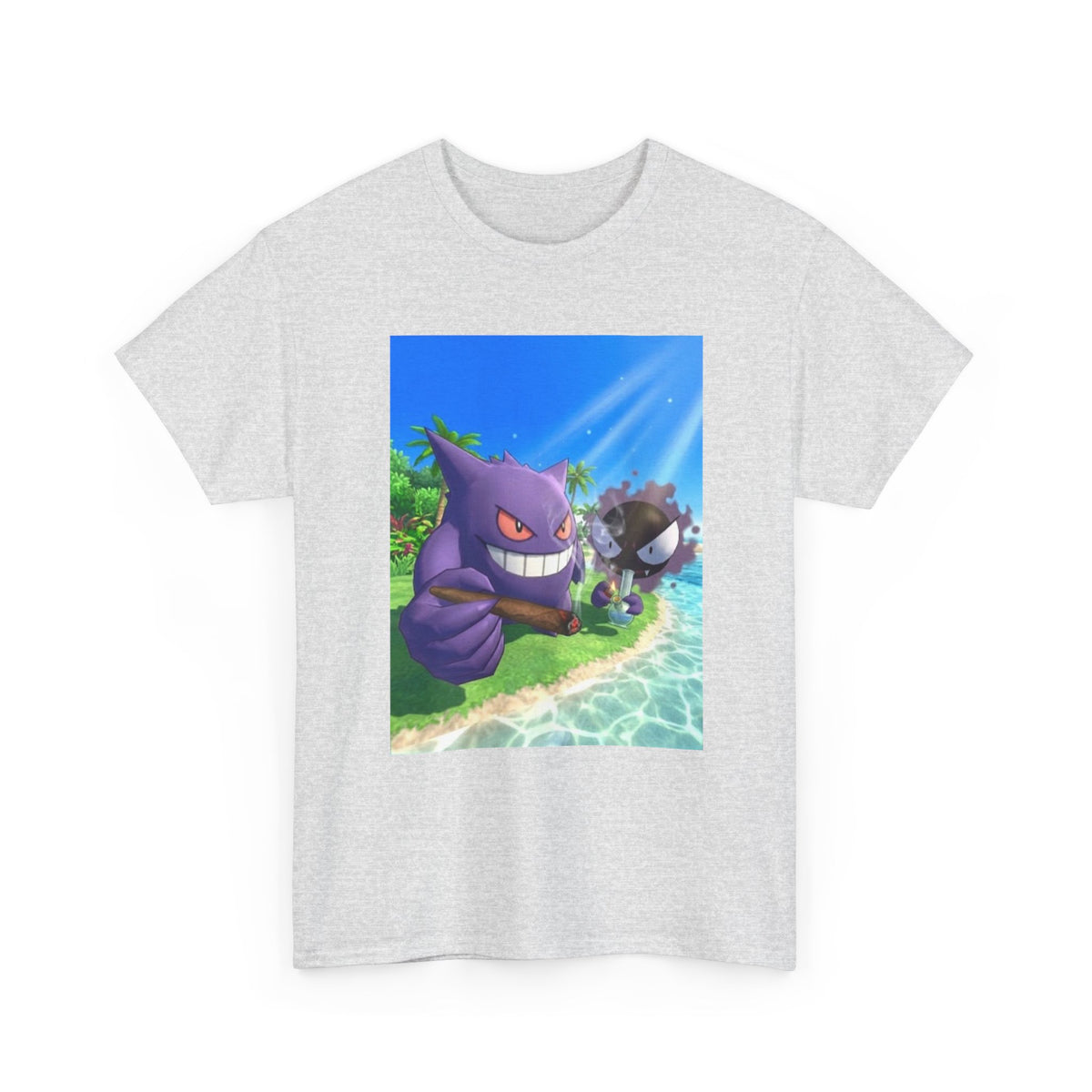 Gengar and Gastly Chillin' By The Beach