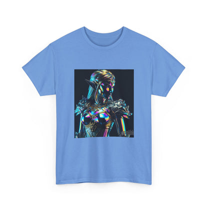 Holographic Elf Princess Chrome Armor Tee