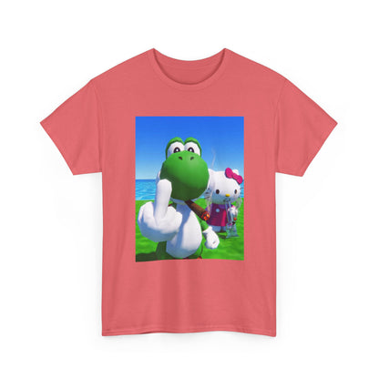 Yoshi Giving Finger And Hello Kitty Bong Rip