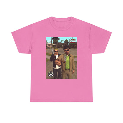 Heisenberg And Jesse Breaking Bad Grand Theft Auto Blunts Tee