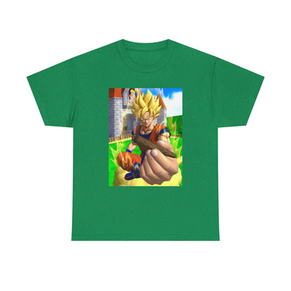 Super Saiyan Goku Holding A Blunt Tee