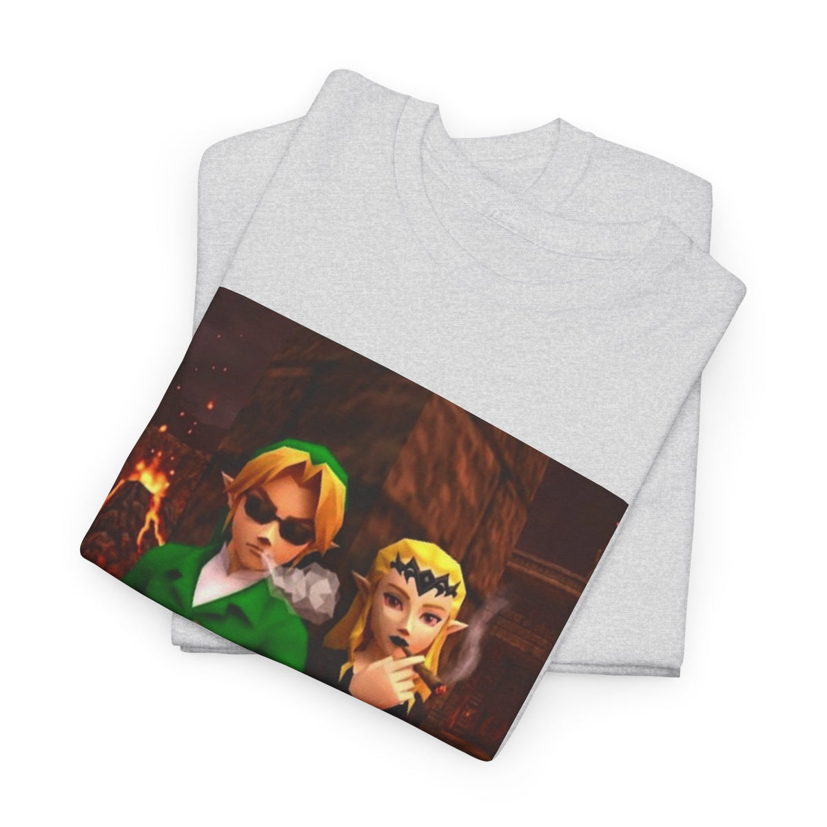 Link and Zelda Smoking Blunts In Hyrule