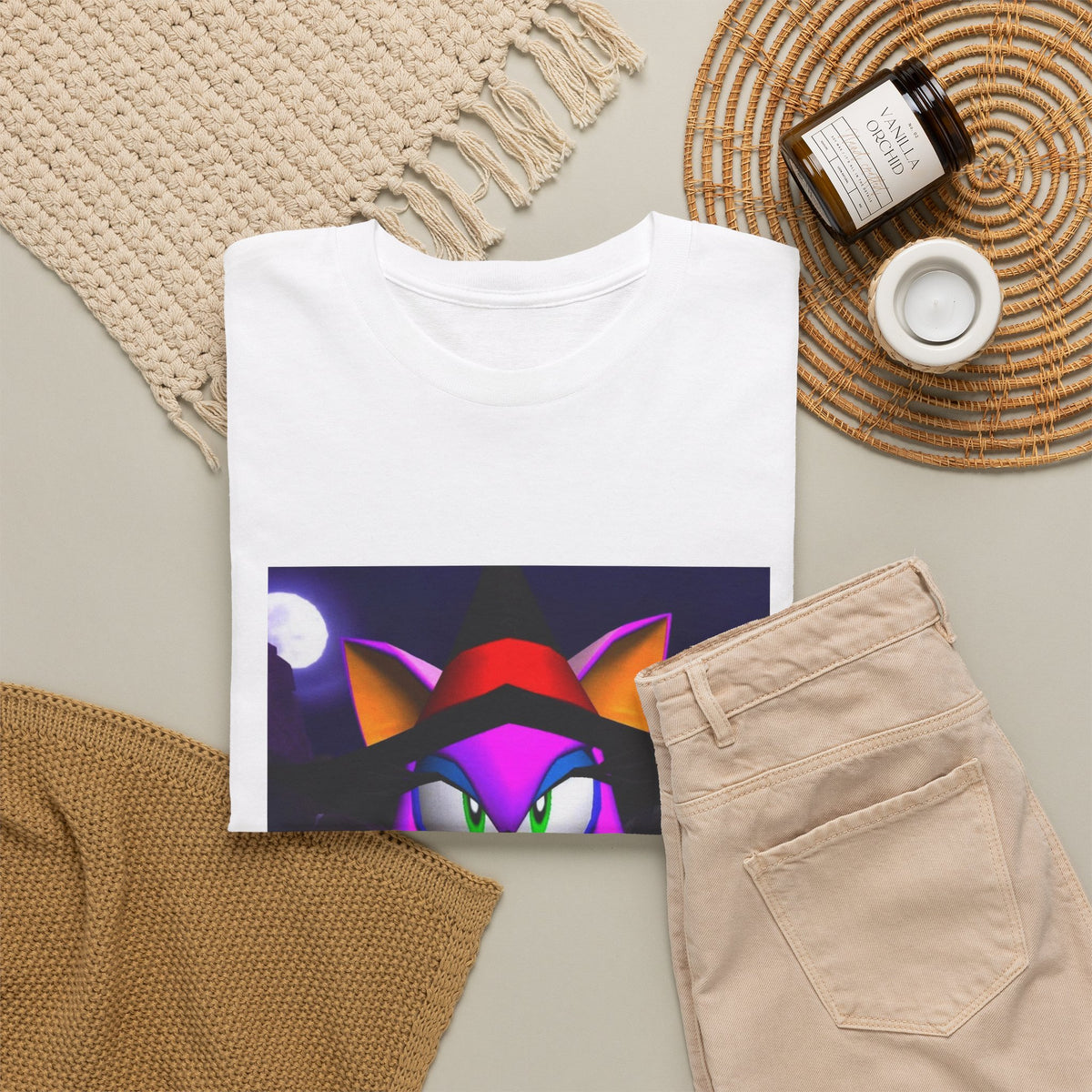 Witchy Sonic Character Giving Middle Finger