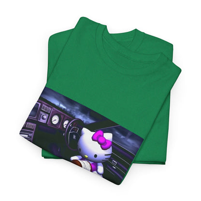 Hello Kitty Pours Lean In Car Tee