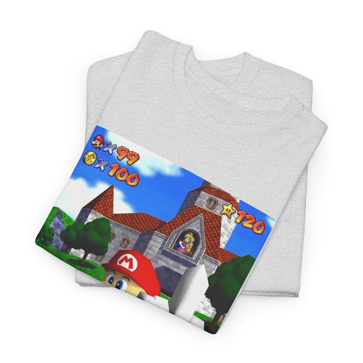 Mario Giving The Finger At Peach's Castle
