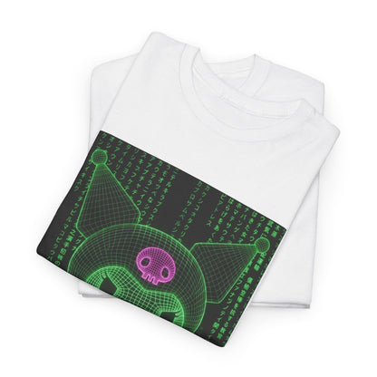 Wireframe Kuromi Flipping The Bird Tee